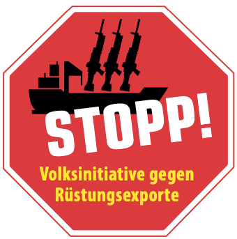Stopp! Volksinitiative gegen Rüstungsexporte